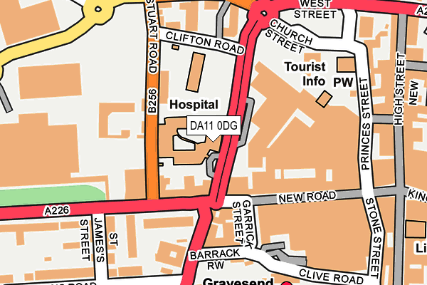 DA11 0DG map - OS OpenMap – Local (Ordnance Survey)