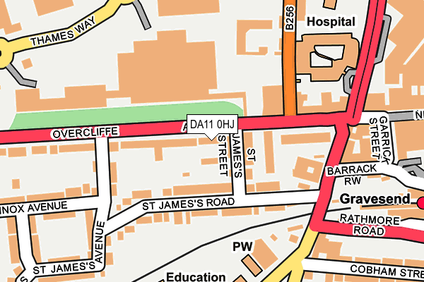 DA11 0HJ map - OS OpenMap – Local (Ordnance Survey)