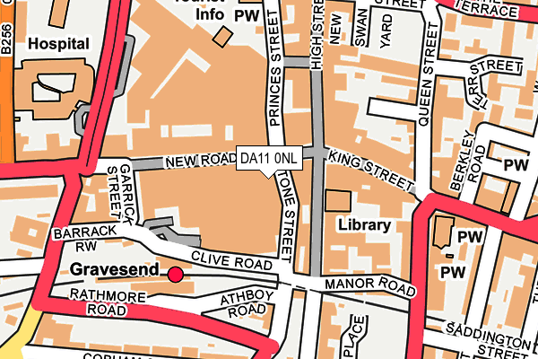 DA11 0NL map - OS OpenMap – Local (Ordnance Survey)