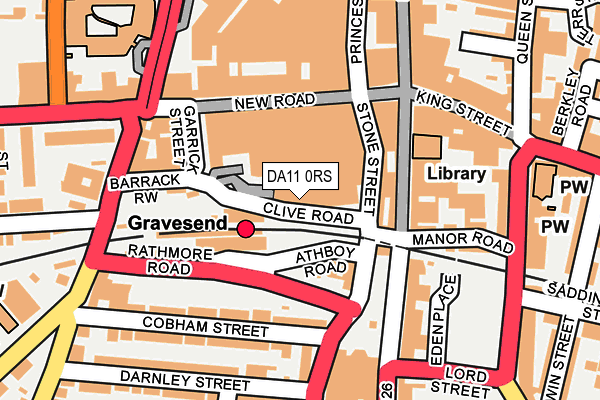 DA11 0RS map - OS OpenMap – Local (Ordnance Survey)