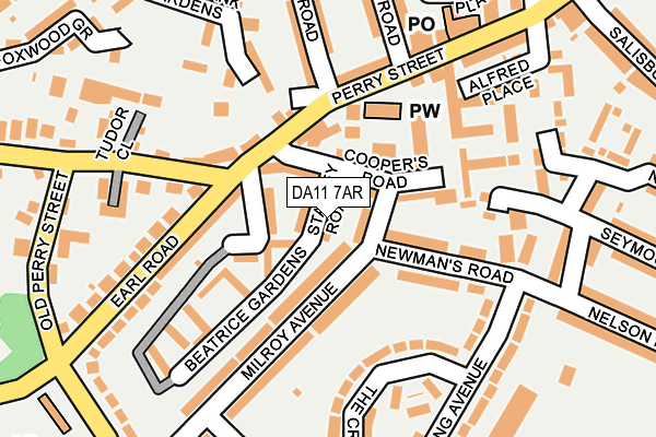 DA11 7AR map - OS OpenMap – Local (Ordnance Survey)