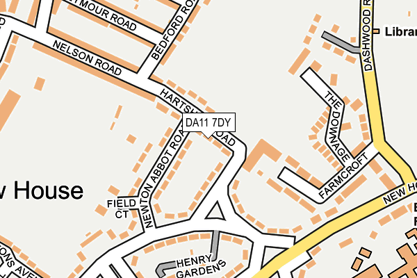 DA11 7DY map - OS OpenMap – Local (Ordnance Survey)