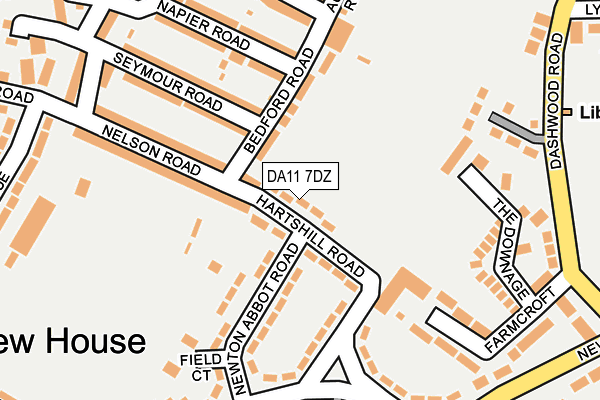 DA11 7DZ map - OS OpenMap – Local (Ordnance Survey)