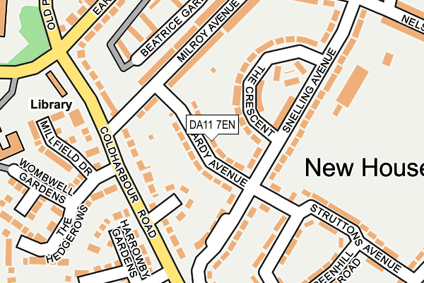 DA11 7EN map - OS OpenMap – Local (Ordnance Survey)
