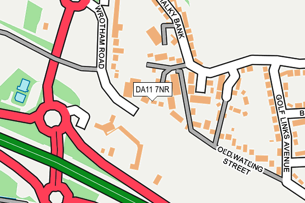 DA11 7NR map - OS OpenMap – Local (Ordnance Survey)