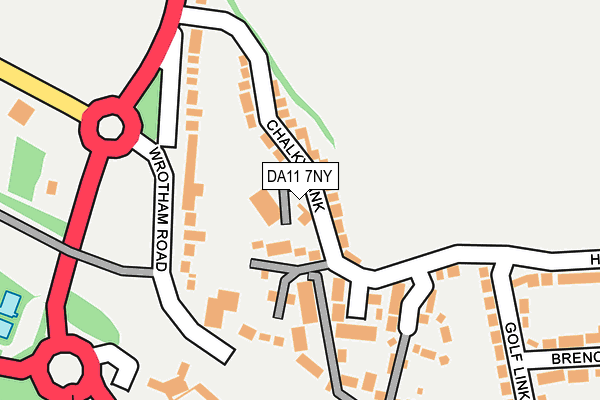 DA11 7NY map - OS OpenMap – Local (Ordnance Survey)