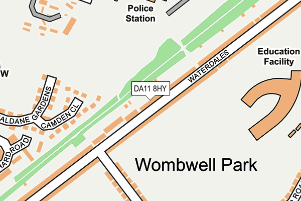 Map of ASHVATH WATERDALES LTD at local scale