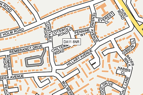 DA11 8NR map - OS OpenMap – Local (Ordnance Survey)