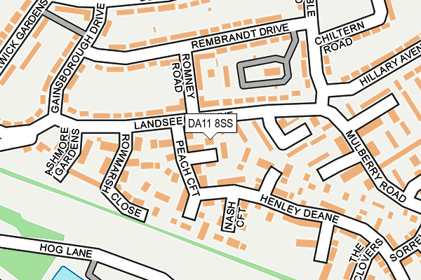 DA11 8SS map - OS OpenMap – Local (Ordnance Survey)