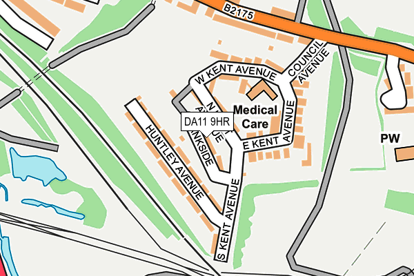 DA11 9HR map - OS OpenMap – Local (Ordnance Survey)