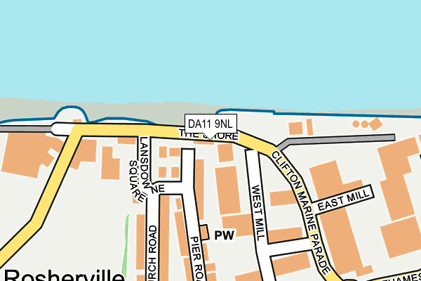 DA11 9NL map - OS OpenMap – Local (Ordnance Survey)