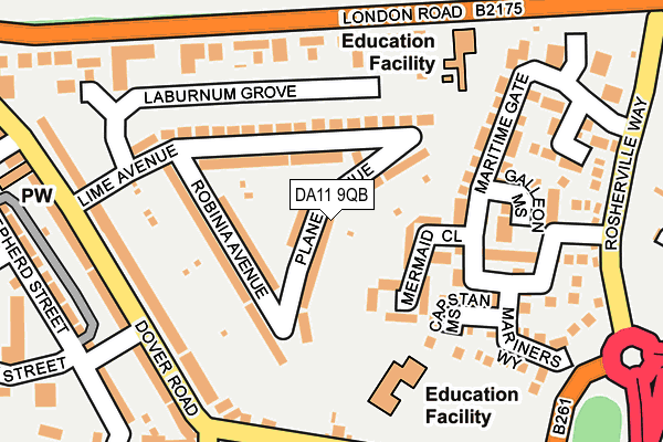 Map of EBBSFLEET ACCOUNTANTS LIMITED at local scale