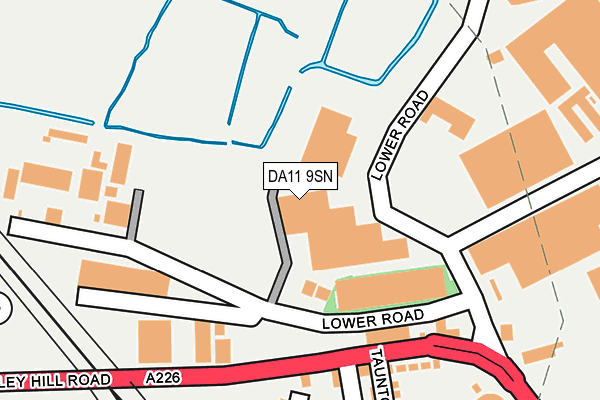 DA11 9SN map - OS OpenMap – Local (Ordnance Survey)