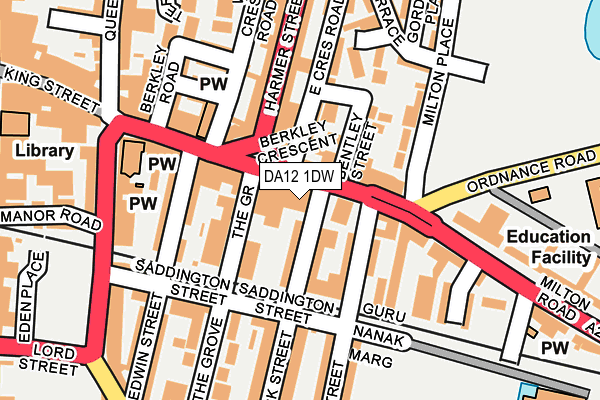 Map of JP RESTAURANTS KENT LTD at local scale