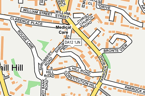 DA12 1JN map - OS OpenMap – Local (Ordnance Survey)