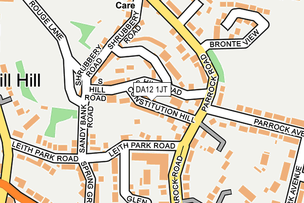 DA12 1JT map - OS OpenMap – Local (Ordnance Survey)