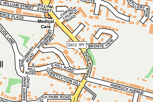 DA12 1PY map - OS OpenMap – Local (Ordnance Survey)