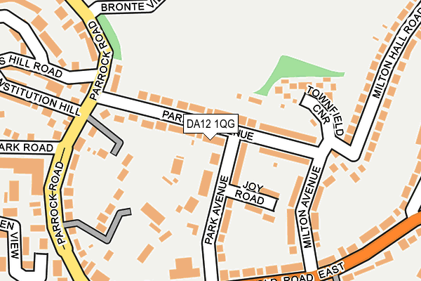 DA12 1QG map - OS OpenMap – Local (Ordnance Survey)