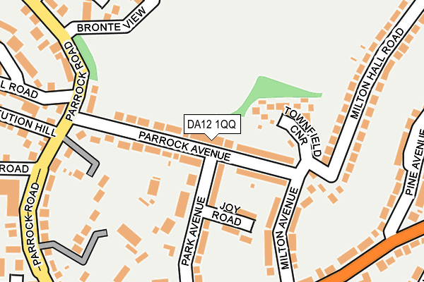 DA12 1QQ map - OS OpenMap – Local (Ordnance Survey)
