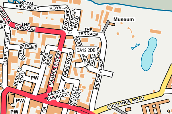 DA12 2DB map - OS OpenMap – Local (Ordnance Survey)