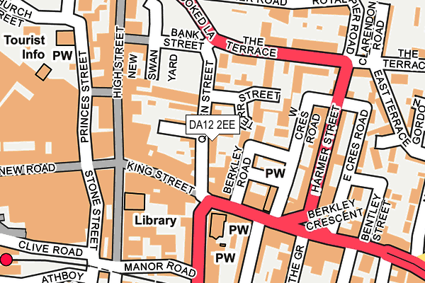 Map of GRAVESEND EXPRESS LIMITED at local scale