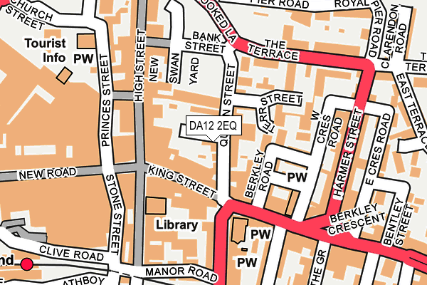 DA12 2EQ map - OS OpenMap – Local (Ordnance Survey)