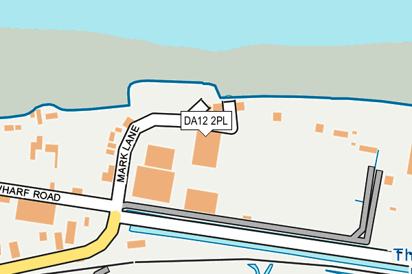 DA12 2PL map - OS OpenMap – Local (Ordnance Survey)