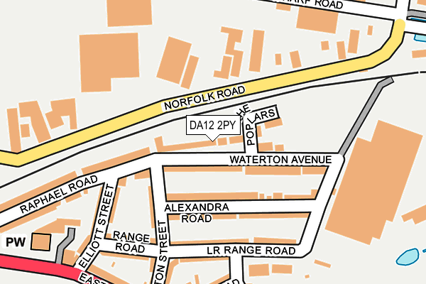 Map of ANDY'S TRANS LTD at local scale