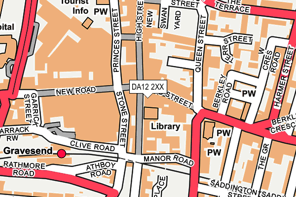 DA12 2XX map - OS OpenMap – Local (Ordnance Survey)