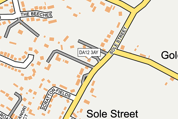 DA12 3AY map - OS OpenMap – Local (Ordnance Survey)