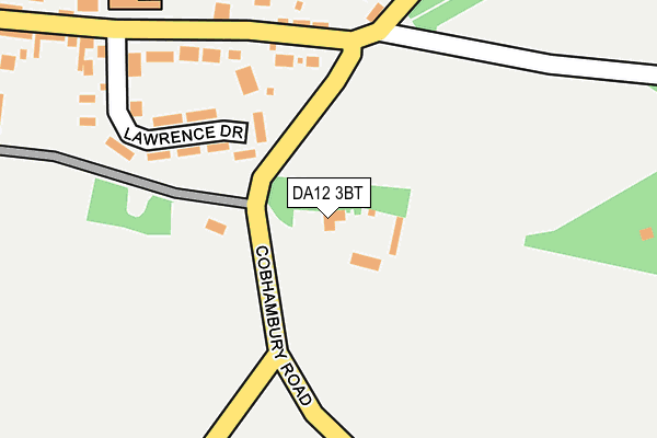 DA12 3BT map - OS OpenMap – Local (Ordnance Survey)