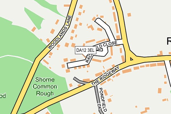 DA12 3EL map - OS OpenMap – Local (Ordnance Survey)