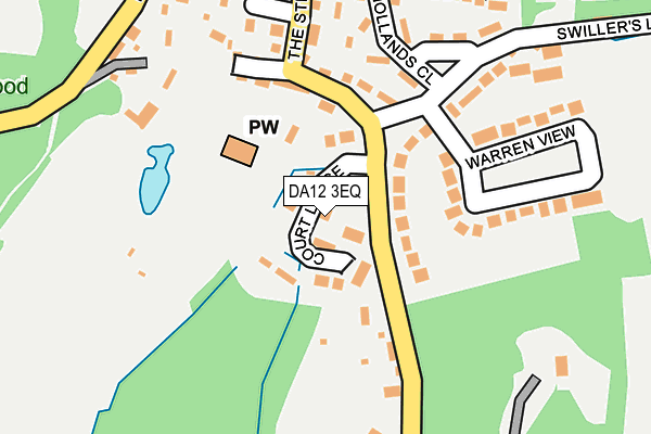 DA12 3EQ map - OS OpenMap – Local (Ordnance Survey)