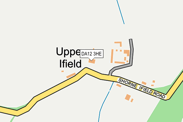 DA12 3HE map - OS OpenMap – Local (Ordnance Survey)