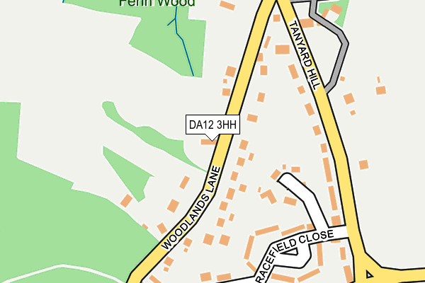 DA12 3HH map - OS OpenMap – Local (Ordnance Survey)
