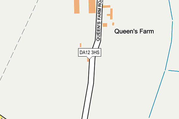 DA12 3HS map - OS OpenMap – Local (Ordnance Survey)