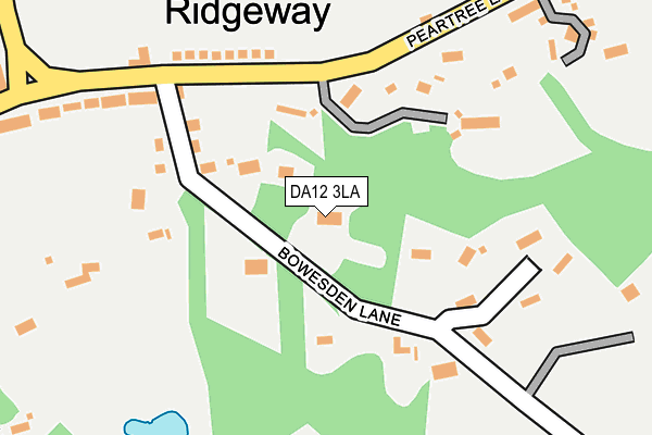 DA12 3LA map - OS OpenMap – Local (Ordnance Survey)
