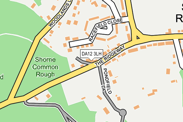 DA12 3LH map - OS OpenMap – Local (Ordnance Survey)