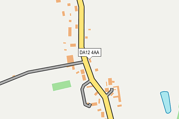 DA12 4AA map - OS OpenMap – Local (Ordnance Survey)