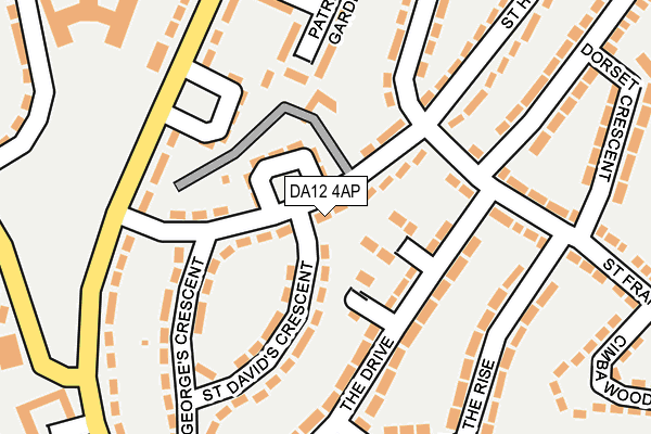 DA12 4AP map - OS OpenMap – Local (Ordnance Survey)