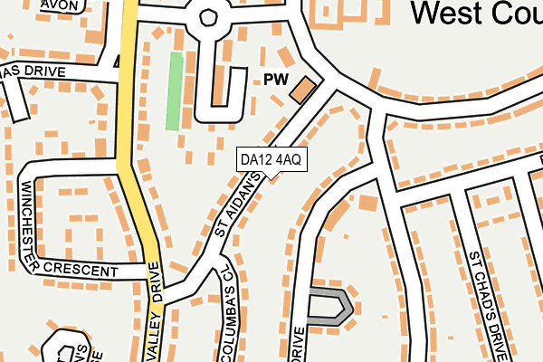 DA12 4AQ map - OS OpenMap – Local (Ordnance Survey)