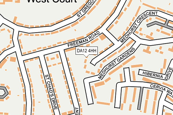 DA12 4HH map - OS OpenMap – Local (Ordnance Survey)