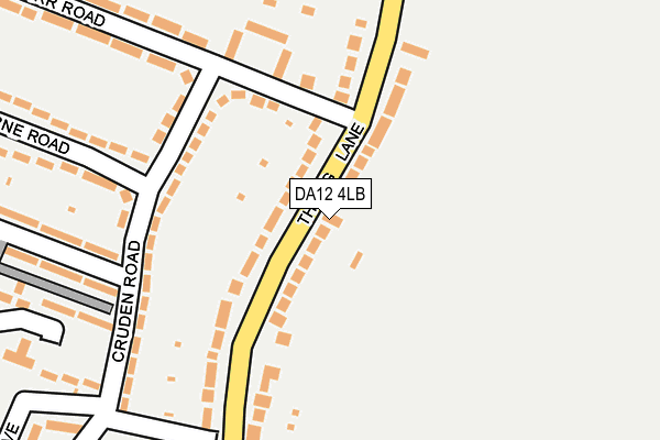 DA12 4LB map - OS OpenMap – Local (Ordnance Survey)