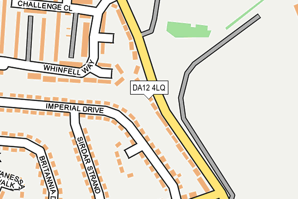 DA12 4LQ map - OS OpenMap – Local (Ordnance Survey)