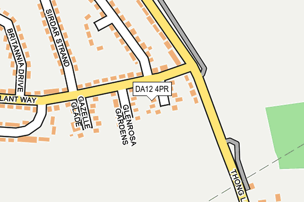 DA12 4PR map - OS OpenMap – Local (Ordnance Survey)