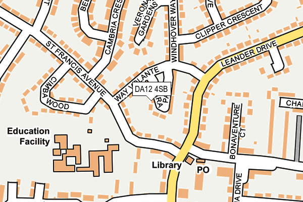 DA12 4SB map - OS OpenMap – Local (Ordnance Survey)