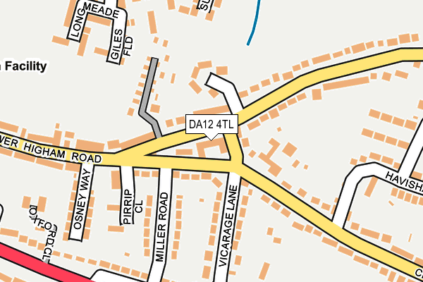 DA12 4TL map - OS OpenMap – Local (Ordnance Survey)