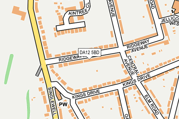 DA12 5BD map - OS OpenMap – Local (Ordnance Survey)