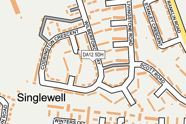 DA12 5DH map - OS OpenMap – Local (Ordnance Survey)