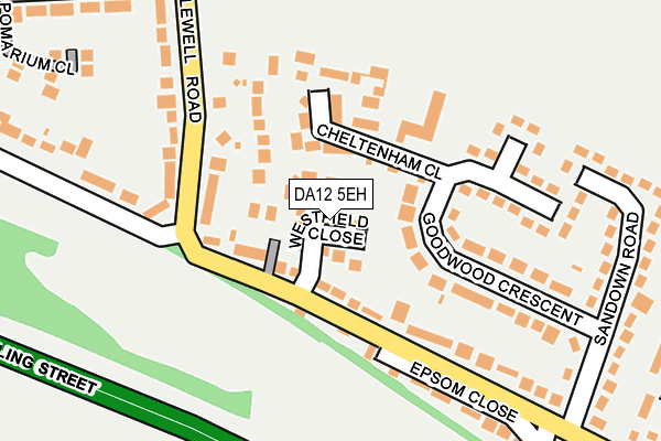DA12 5EH map - OS OpenMap – Local (Ordnance Survey)